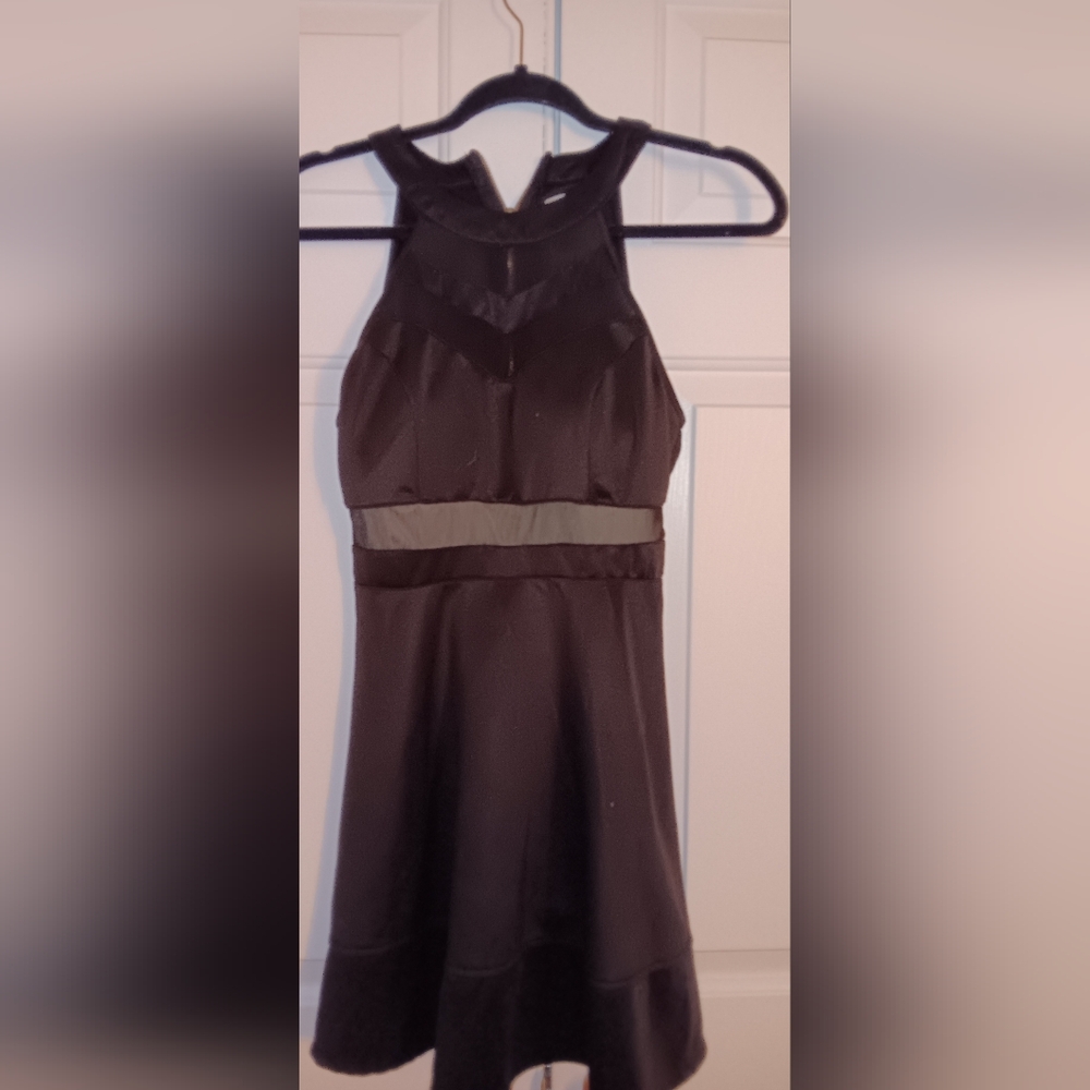 Emerald Sundae Black Mini Dress